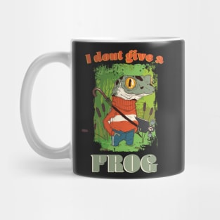 Frog Sticker, I don't give a Frog, funny Toad, Cartoon Froggy Mug